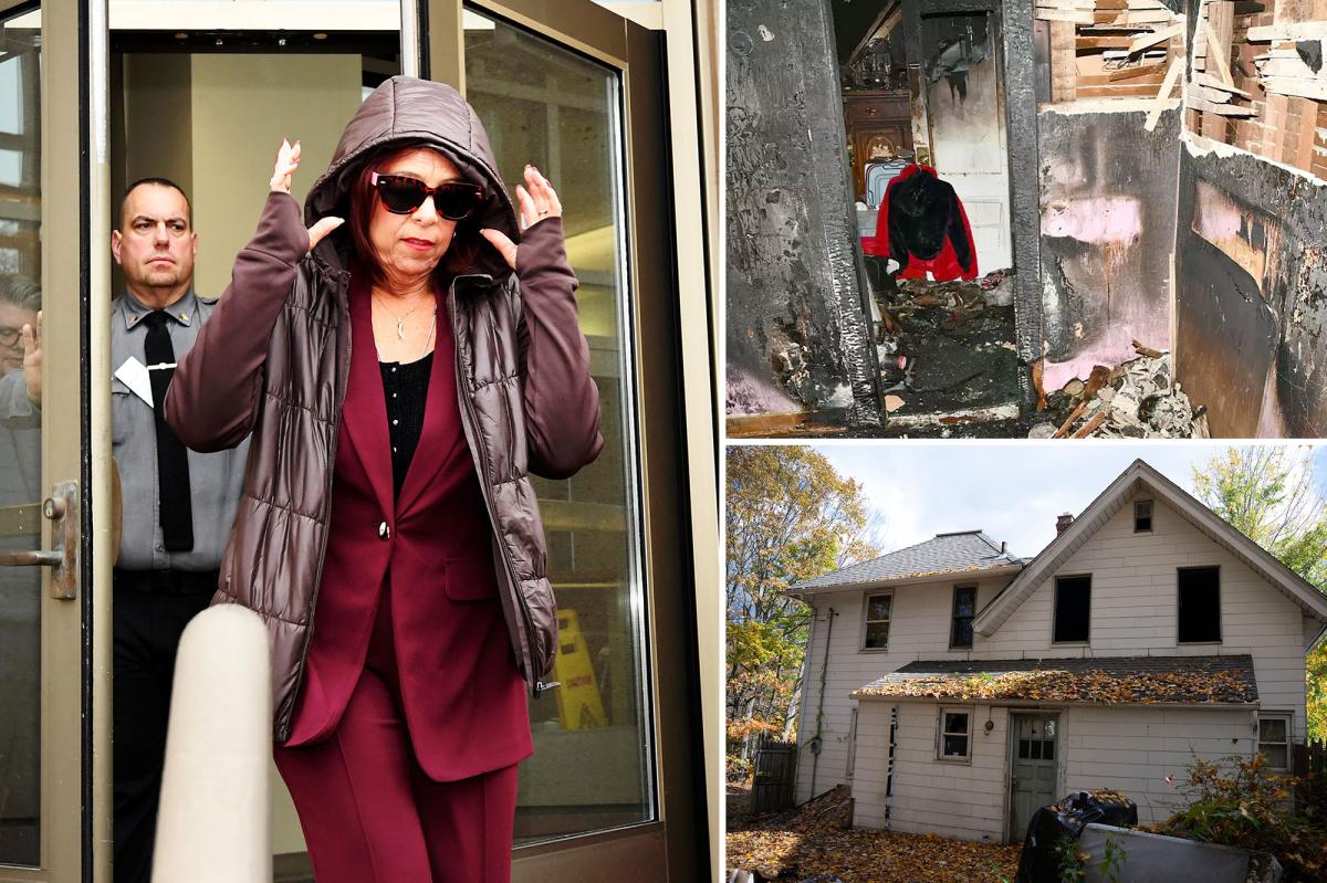 Connecticut ‘house of horrors’ wicked stepmom hides face for hearing on anniversary of arrest