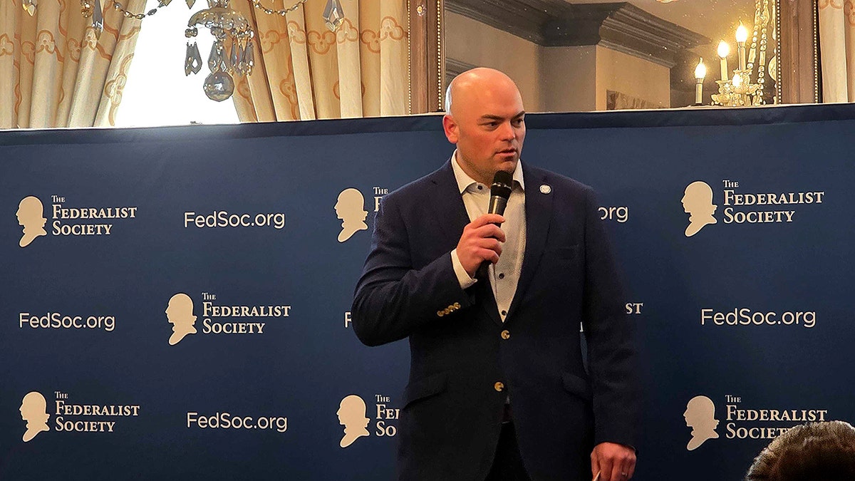 Florida Solicitor General David Dewhirst speaks at Federalist Society event in D.C.