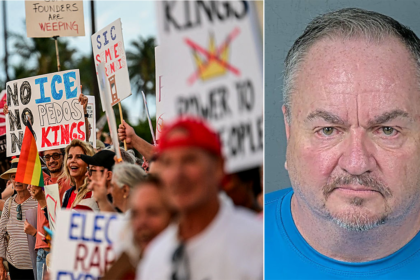 Florida county’s Democratic Party chair accused of hitting man in head with bullhorn at ‘No Kings’ protest
