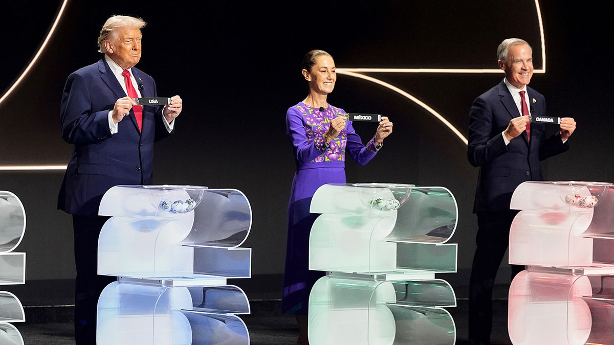 Donald Trump, Claudia Sheinbaum, Mark Carney