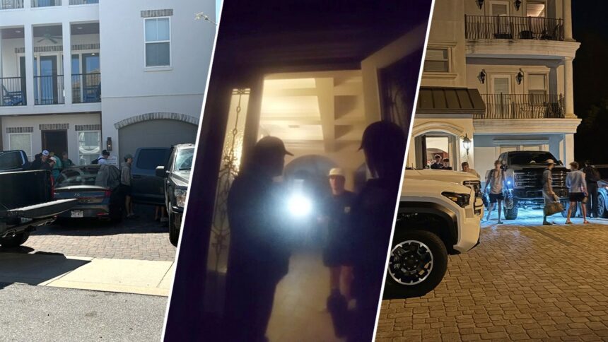 Florida deputies mock rowdy spring breakers with NCAA-style scoreboard as arrests surge