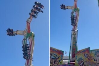 Houston Rodeo ride malfunction leaves people dangling in air for several minutes