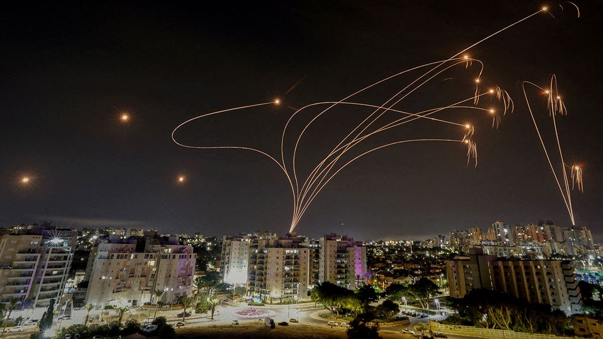 Iron Dome anti-missile system intercepts rockets in Israel