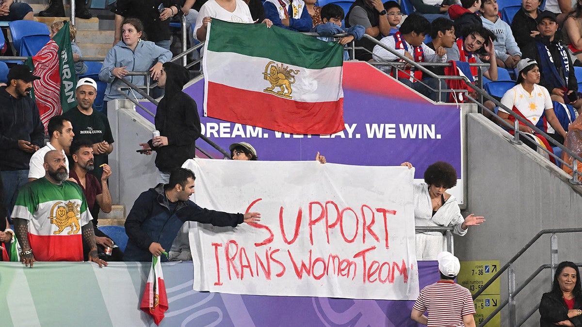 Iranian fans at the Women's Asian Cup