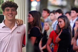 Beloved student Jimmy Gracey’s standing room only memorials span campus church service, fraternity vigil
