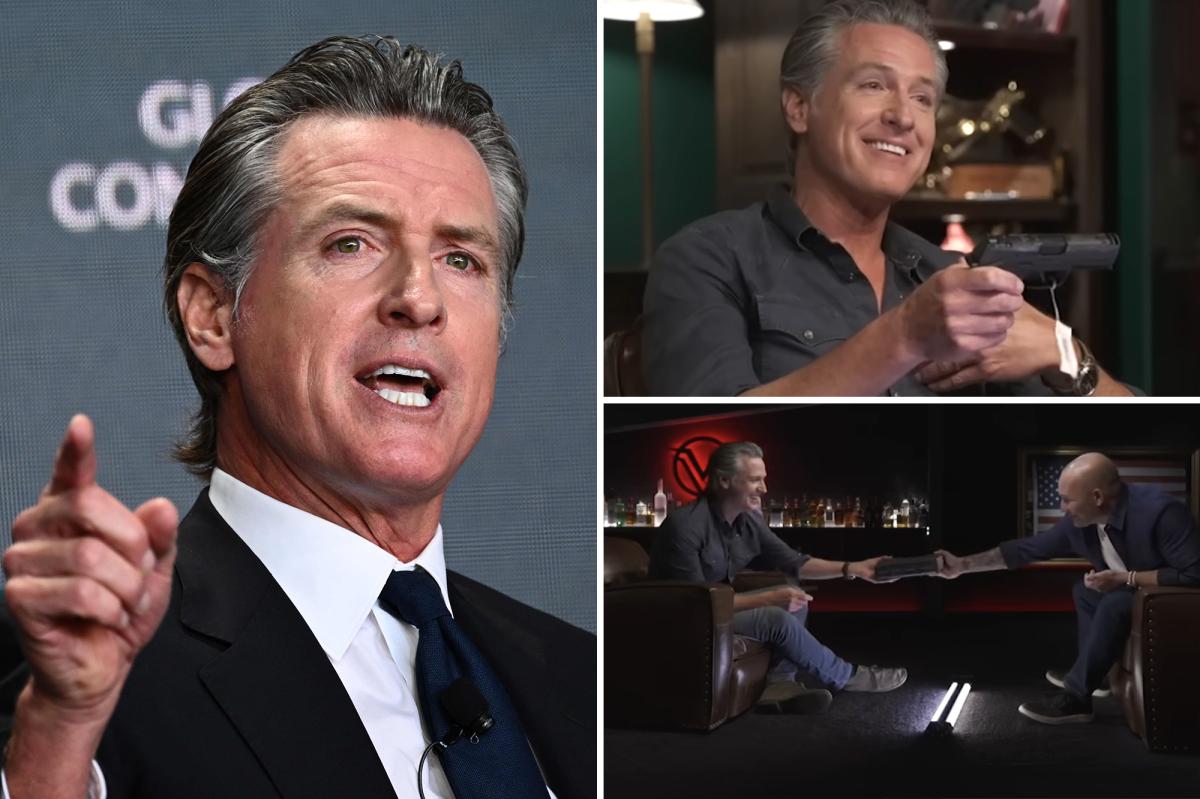 Why Gavin Newsom’s own gun laws complicate his ‘fabulous’ gift from podcaster Shawn Ryan