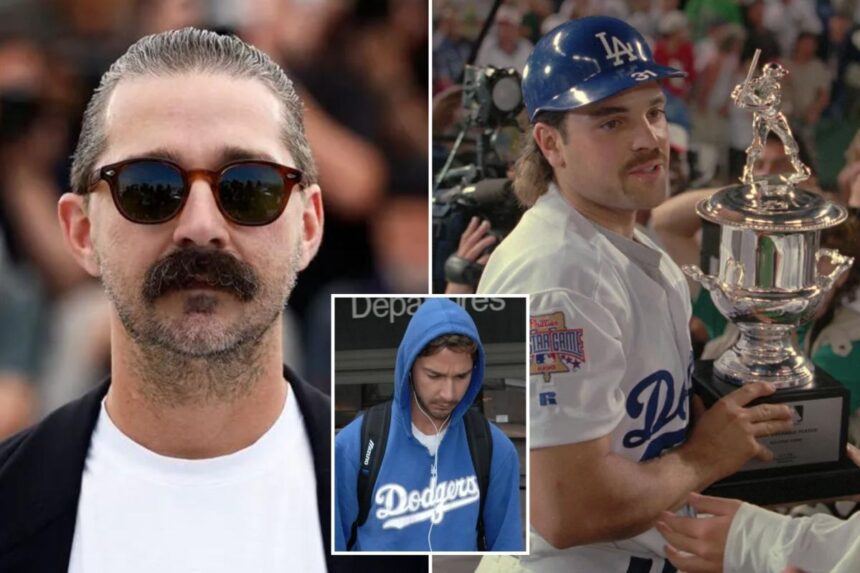 Dodger fan Shia LaBeouf reveals his major league beef with Mike Piazza