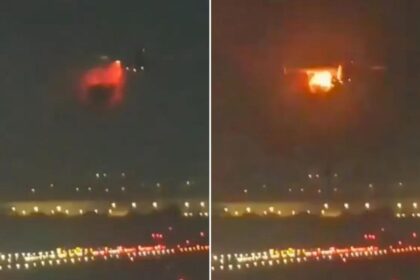 Delta flight’s engine explodes in heart-stopping video — forcing packed plane to make emergency landing