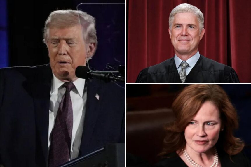 Trump seethes at two of his Supreme Court picks over tariff ruling: ‘They sicken me’