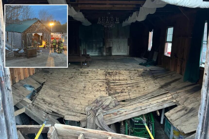 Floor collapse at New Hampshire wedding venue leaves 6 injured, investigation underway
