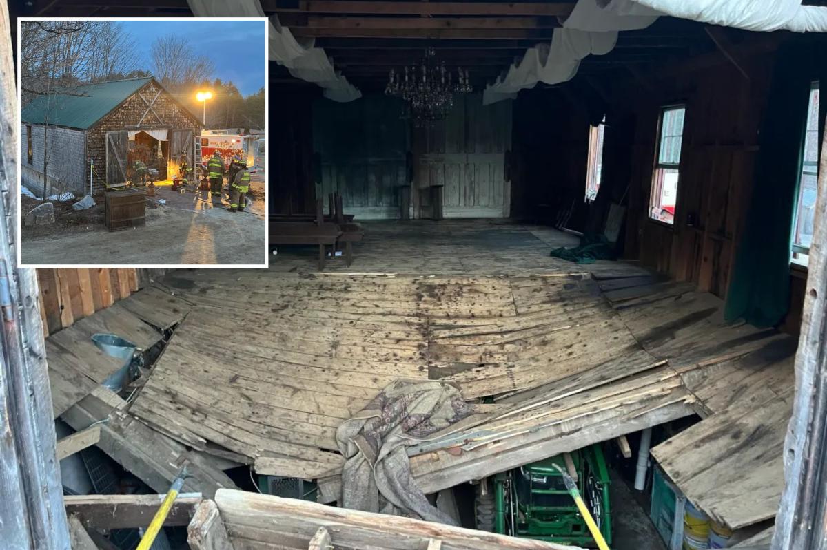 Floor collapse at New Hampshire wedding venue leaves 6 injured, investigation underway