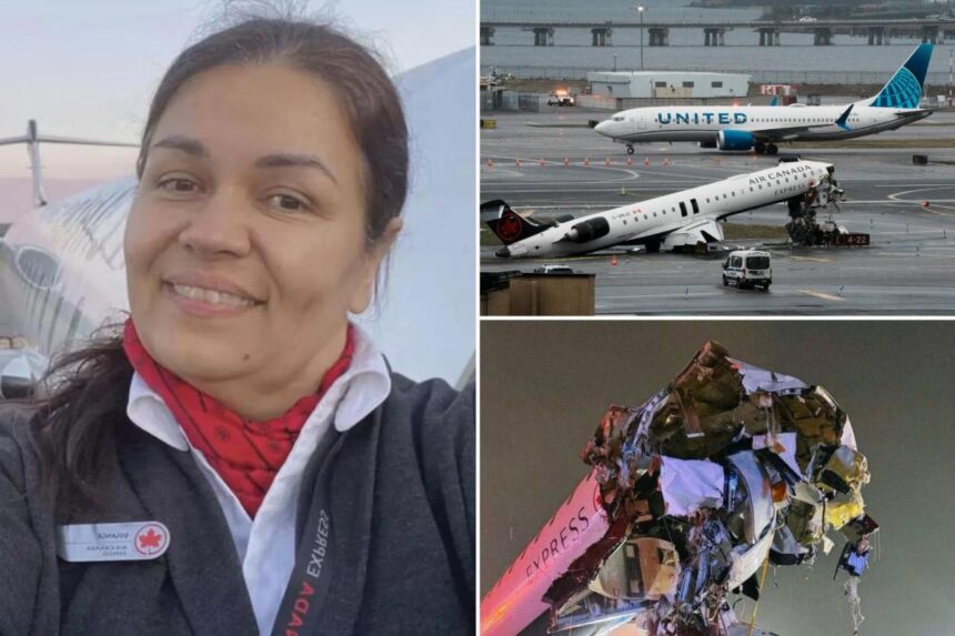 ‘Miracle’ Air Canada flight attendant posted eerie social-media premonition three years before La Guardia crash