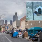 LA homelessness crisis hits horrifying new low as people take to living in sewers