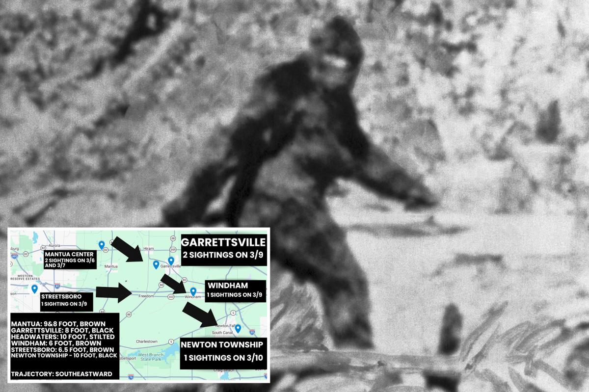 Bigfoot sightings light up the gloomiest corner of Ohio — residents report dogs are ‘shaking in fear’