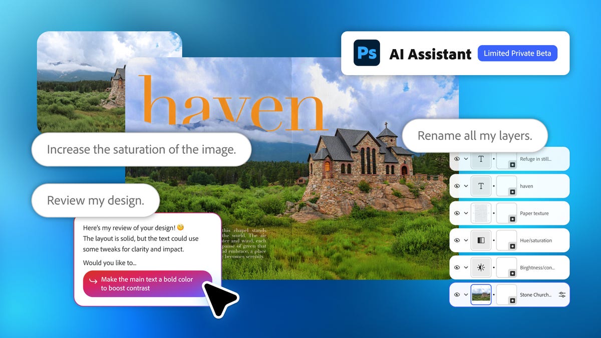 Photoshop’s AI Assistant Can Edit Photos for You, if You Want That