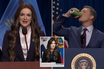 ‘SNL’ roasts Kristi Noem for being ‘reassigned under the bus’ after Trump booted her from DHS top job