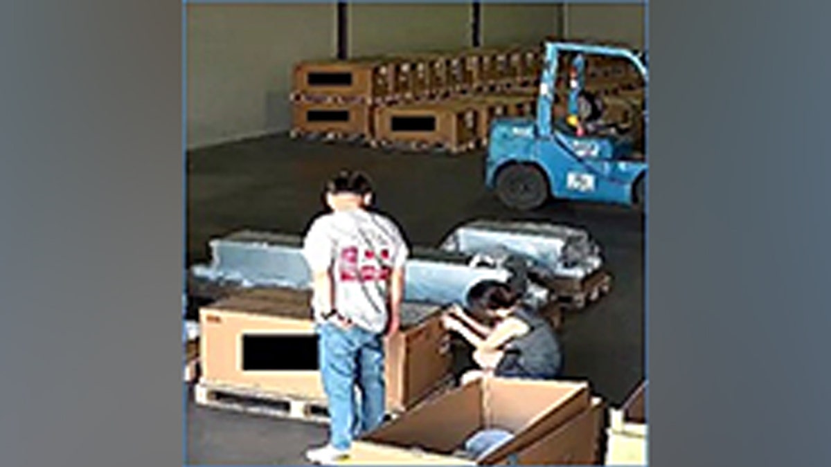 suspect seen in warehouse