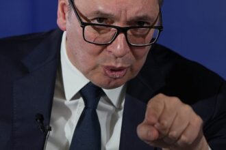 Serbia’s Vučić clashes with Péter Magyar over Putin ‘godfather’ remark