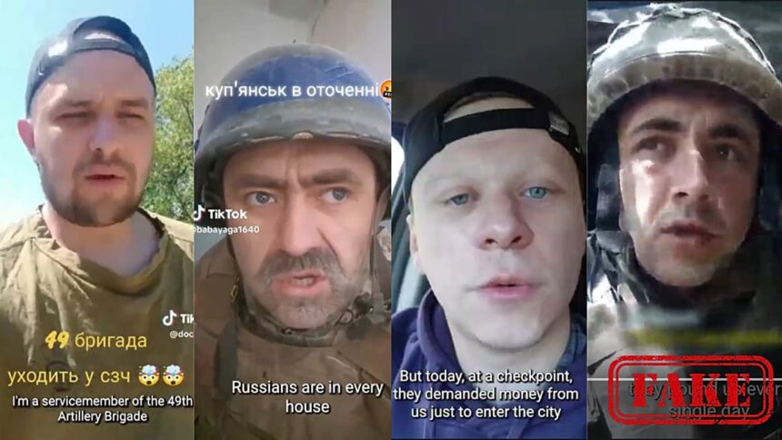 Deepfakes of frontline Ukrainian soldiers aim to undermine morale