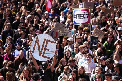 Czech students protest government plans to cut public media funding