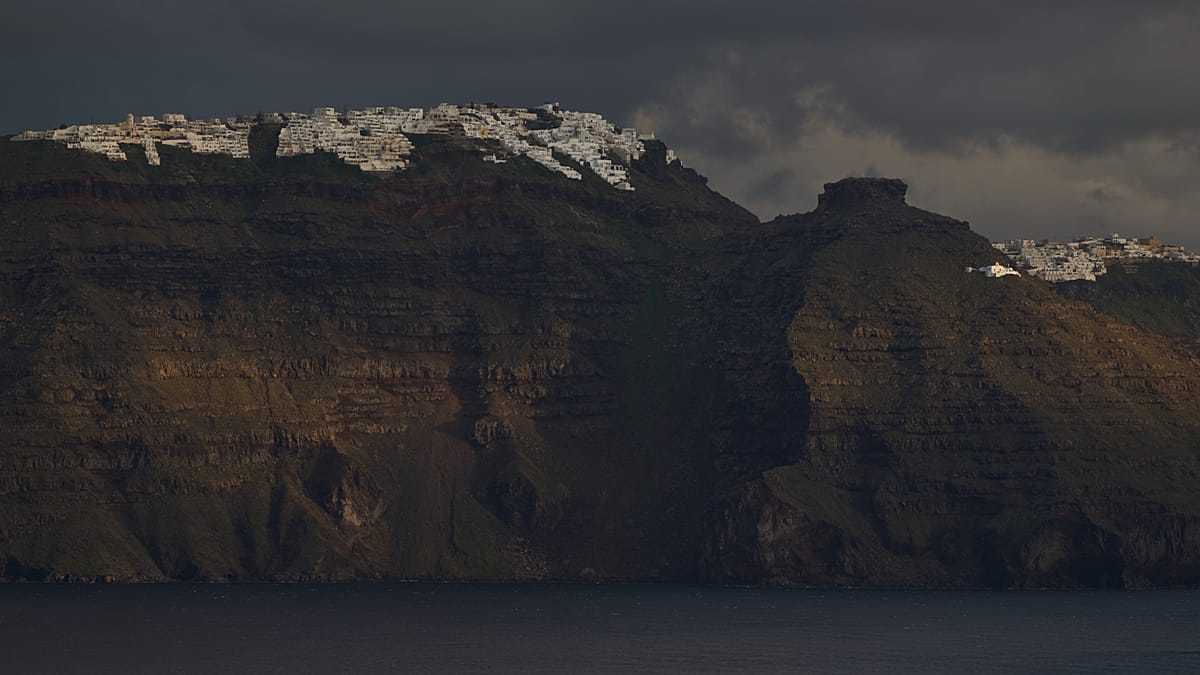 Santorini introduces restrictions as volcanic activity is monitored