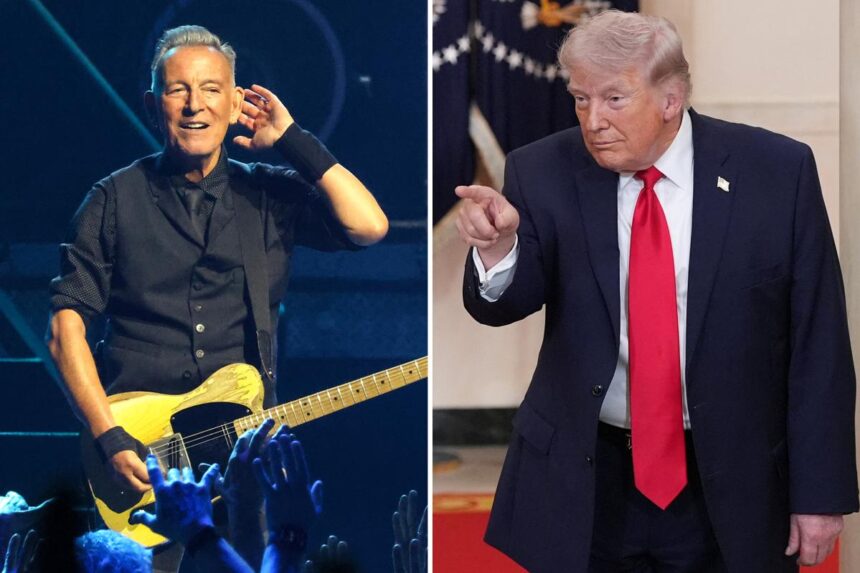 Trump calls for boycott of ‘prune’ Bruce Springsteen: ‘SAVE YOUR HARD EARNED MONEY’