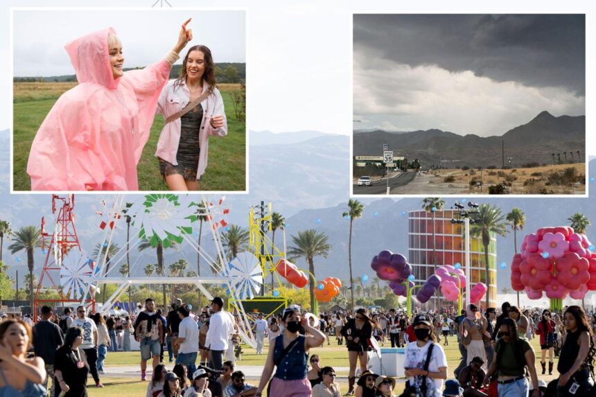 Wicked weather threatens Coachella music fest as tens of thousands descend on desert