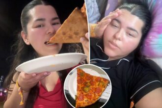 Outrageous  pizza slice at Coachella is allegedly making people seriously ill: ‘Pukechella’