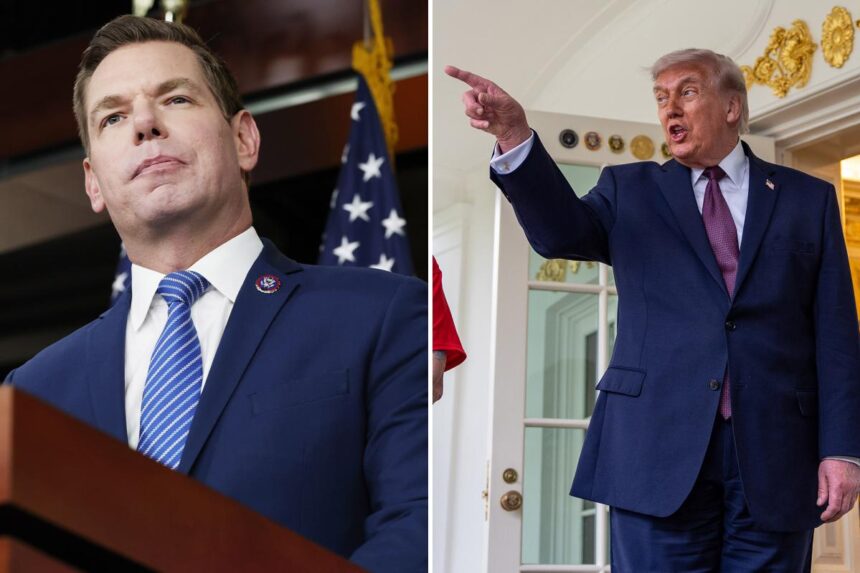 Trump slams Eric Swalwell with brutal three-word response