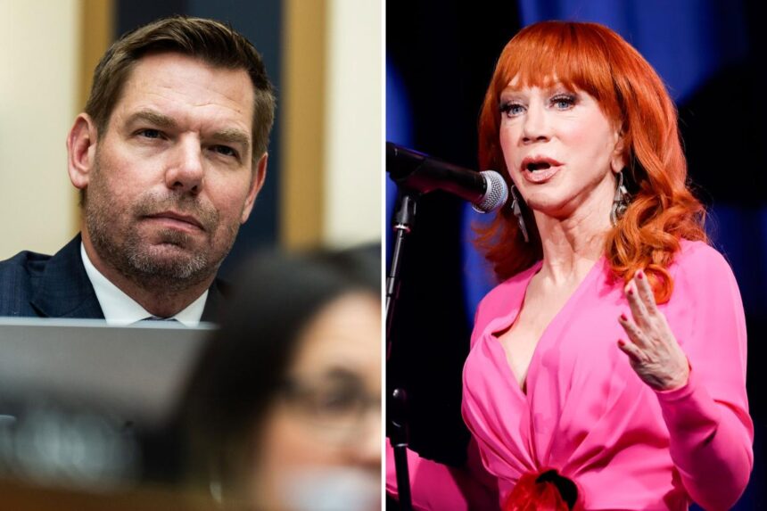Kathy Griffin gives incendiary interview on why she gave K to accused rapist Eric Swalwell