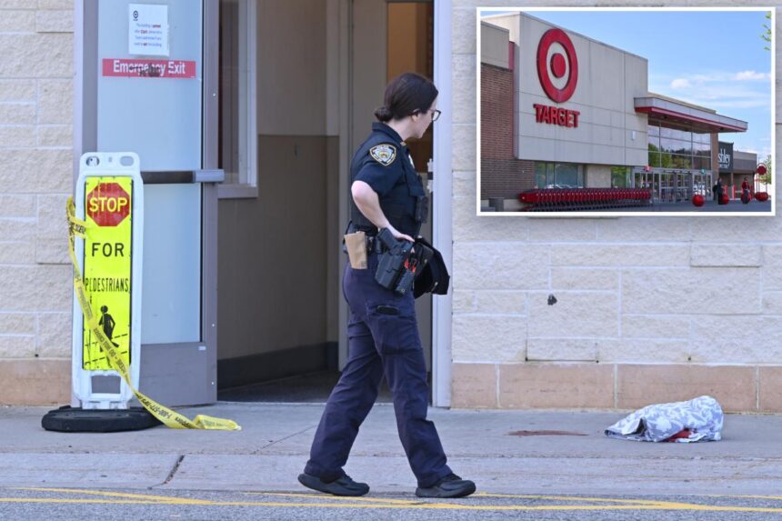 Brazen gunman shot girlfriend outside NYC Target — then fled on a motorcycle