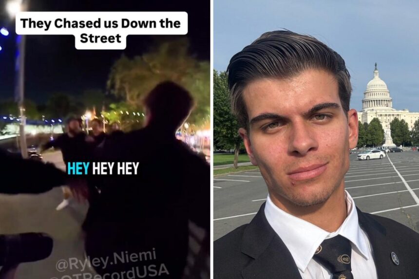 Conservative influencer attacked by gay couple with baby in West Hollywood after asking about parenting choice