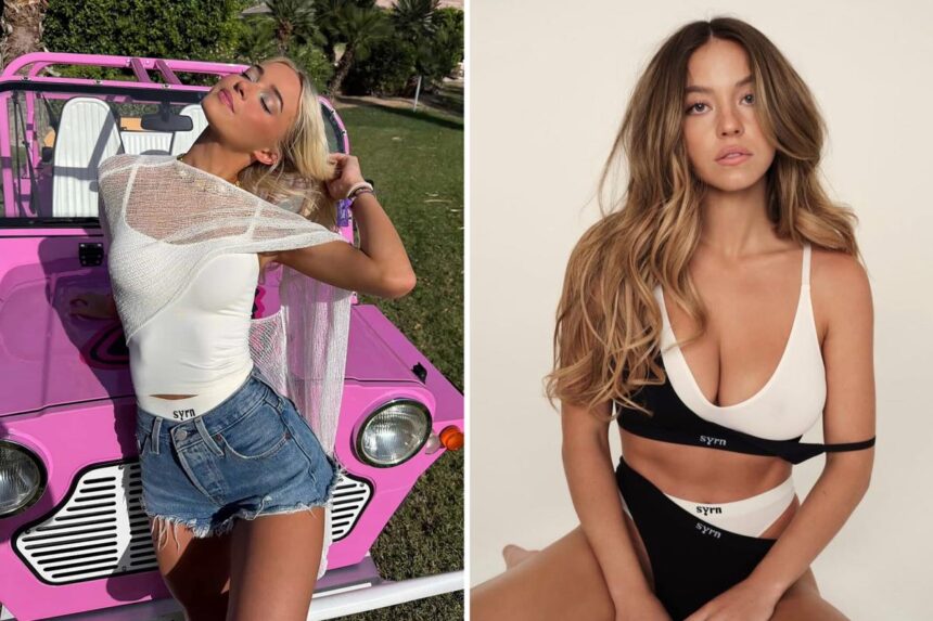 Livvy Dunne poses for Sydney Sweeney’s lingerie brand SYRN — sending Victoria’s Secret’s stock plunging