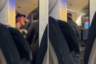 Crazy video shows flyer yanking open airplane door: ‘I want off!’