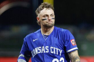 Royals rookie Carter Jensen scratched from lineup after sleeping through his alarm before game: ‘It sucks’