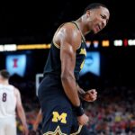Michigan routs Arizona to advance to men’s national championship, will take on UConn