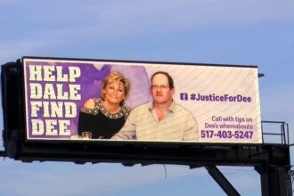 Billboard trolling Dale Warner goes viral after his murder conviction in wife Dee’s case