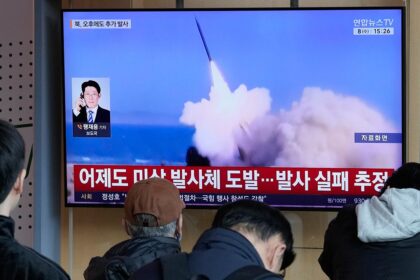 North Korea fires missiles toward sea after ridiculing South’s hopes for better ties