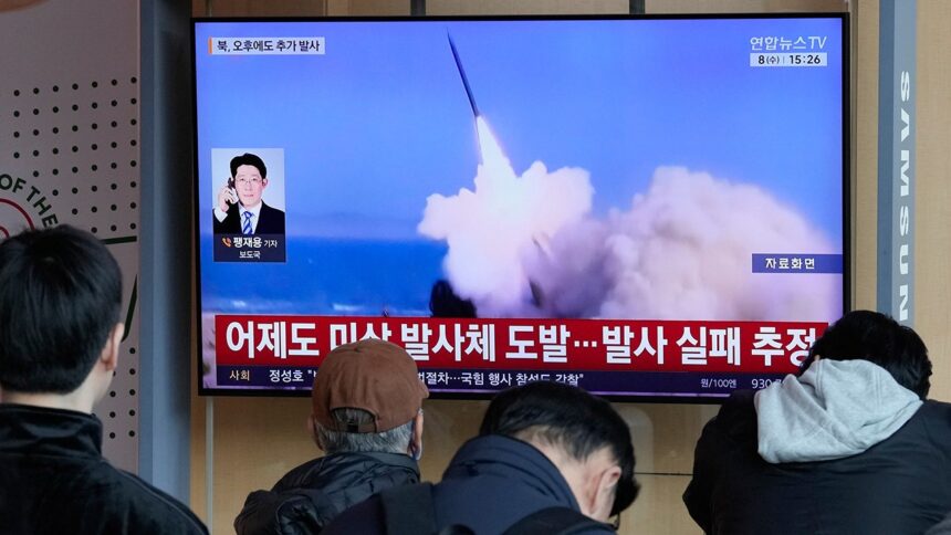 North Korea fires missiles toward sea after ridiculing South’s hopes for better ties