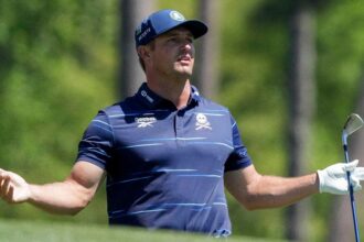 Bryson DeChambeau not pleased with 3D-printed club question after eventful day at Augusta National