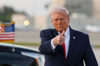 Trump greeted at UFC 327 in first sporting event appearance since start of Iran war