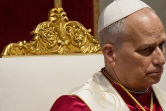 Pope Leo calls out ‘delusion of omnipotence’ fueling Iran war in vigil for peace at St. Peter’s Basilica