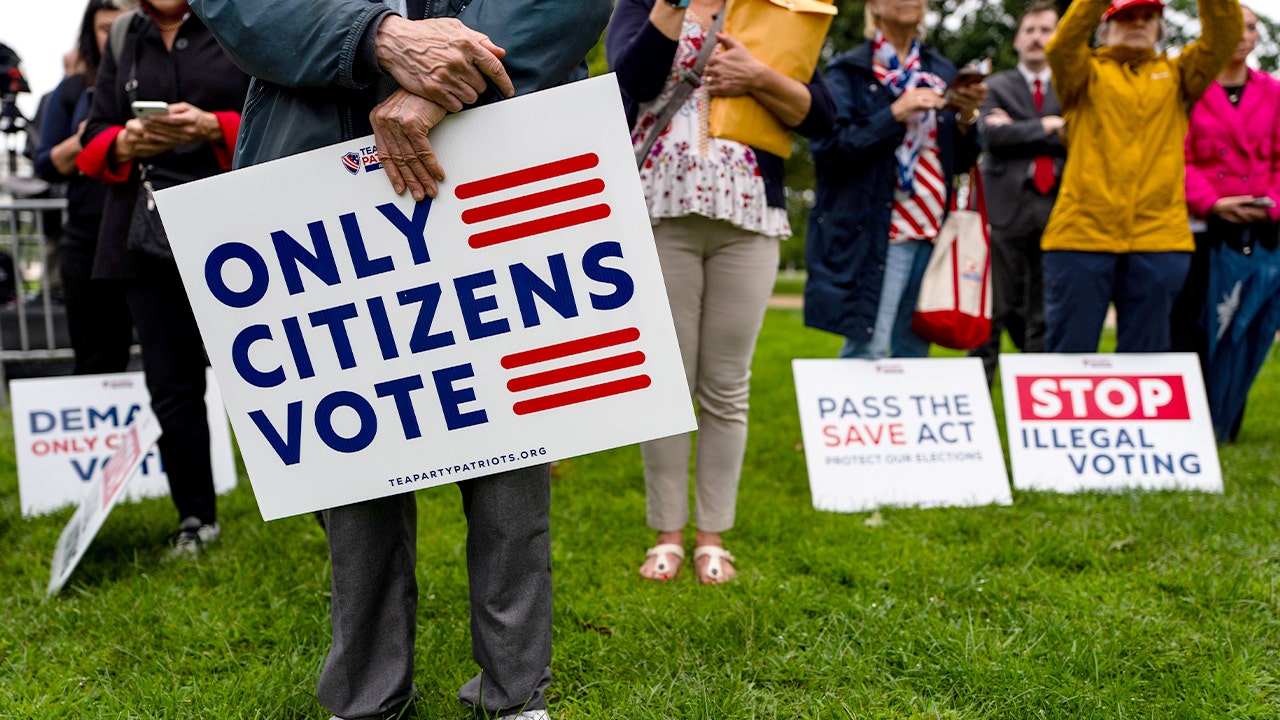 Conservative group launches M ad blitz pressuring Senate on voter ID as GOP eyes SAVE America Act push