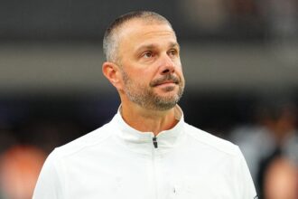 Raiders GM John Spytek admits to getting ‘a few calls’ about the No 1 pick ahead of next week’s NFL Draft