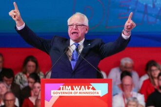 Walz rips Trump and Vance in Europe, says ‘feeble-minded, trigger-happy president’ has no exit plan for Iran