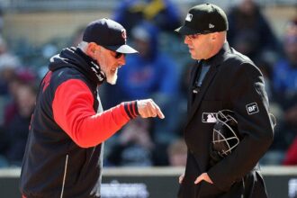 Derek Shelton’s hot mic moment captures heated exchange with umpire before ejection in loss to Reds