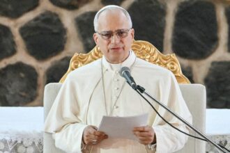 Pope Leo urges Africans to stay and ‘serve your country’ instead of migrating as displacement climbs