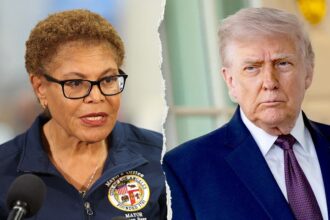 Karen Bass meets with Trump at White House to push for LA wildfire relief after months of clashes