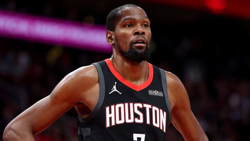 Kevin Durant expected to miss Game 4 as Rockets face elimination against LeBron James and Lakers: report