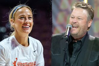 Fever’s Sophie Cunningham has priceless reaction to Blake Shelton showing up to practice